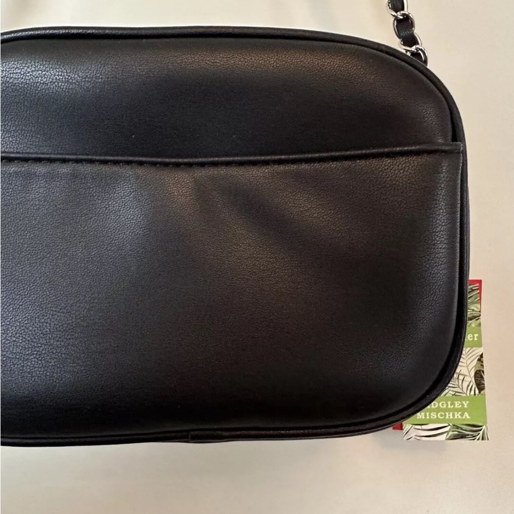 NWT Badgley Mischka Diamond Quilted Pearl Crossbody Vegan Leather Camera Bag - Picture 4 of 10